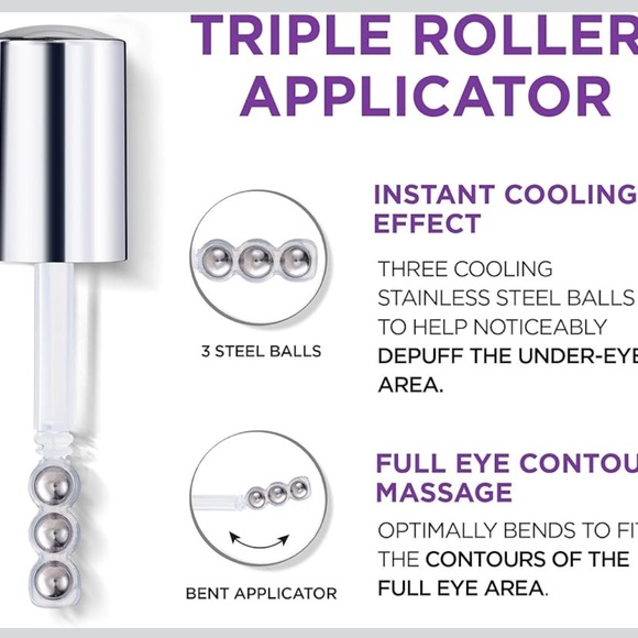 L'Oreal Revitalift Derm Intensives Brightening Eye Serum Hyaluronic & Caffeine - Picture 5 of 9